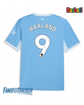 Manchester City Erling Haaland #9 Tricou Fotbal Replică 2026-27 Barbati Acasa